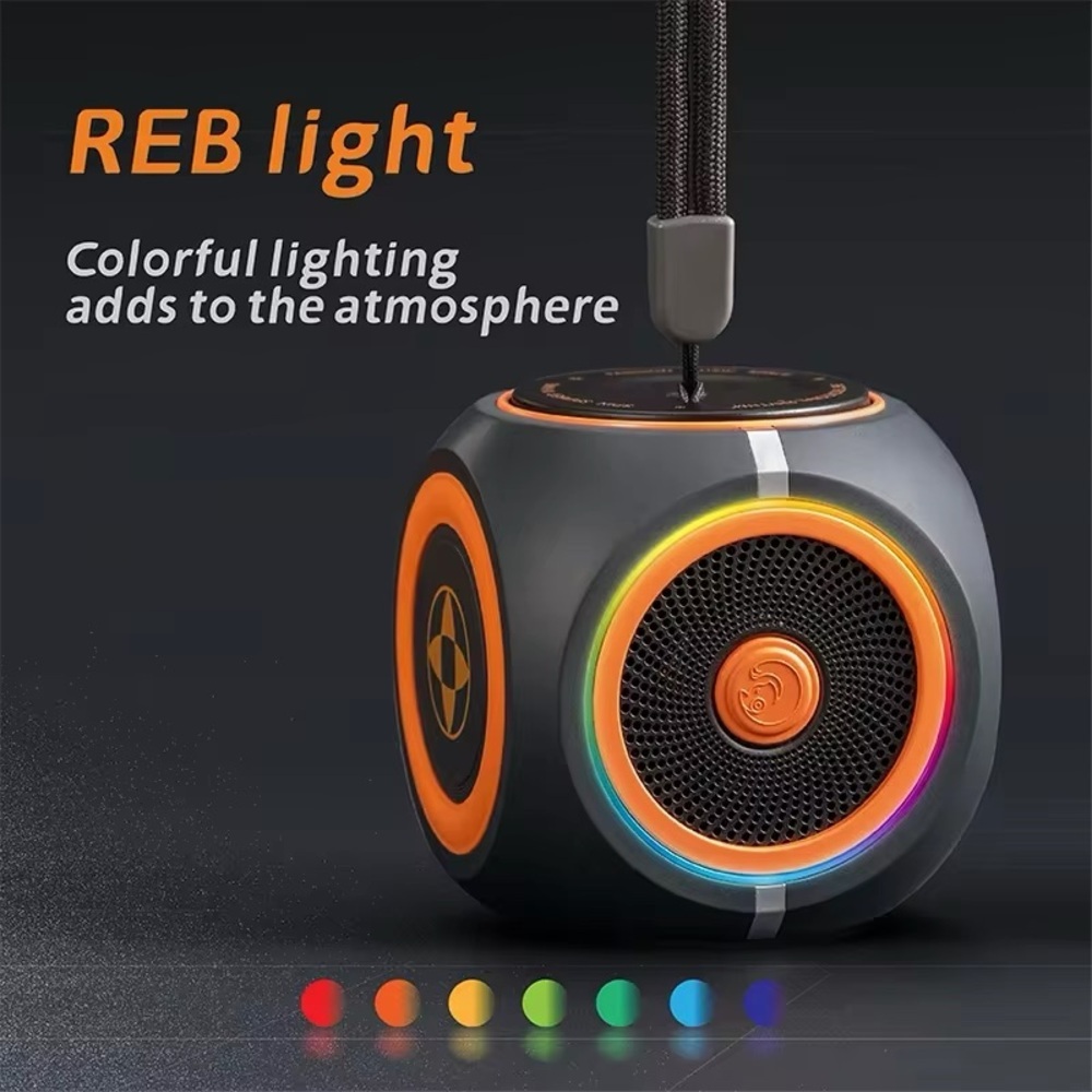 T11 Mini Fingertip Gyro Bluetooth Speaker Portable Wireless Spinner Fidget Light - Picture 2 of 6